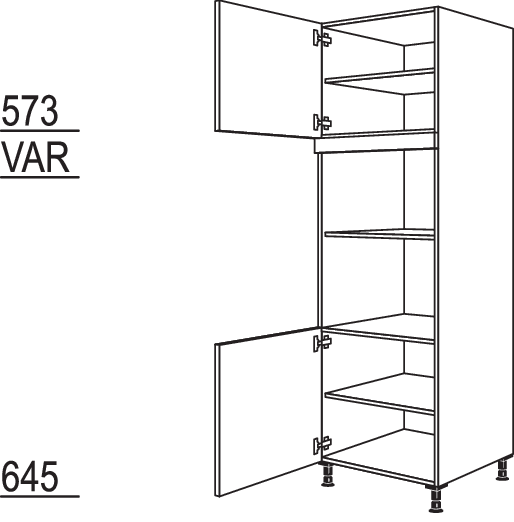 XL-Geräte-Umbau für Mikrowelle und Dampfgarer / Kompaktgerät GMDK-2X