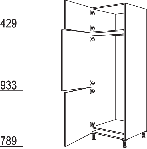 XL-Geräte-Umbau Kühl-Gefrierautomat GD145-2X