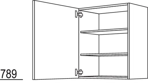 Wandschrank W100-2