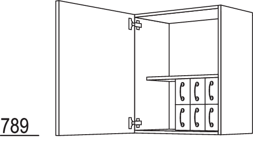 Wandschrank WS30-2