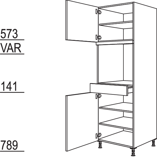XL-Geräte-Umbau Backofen GDOS-2X