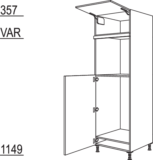 XL-Geräte-Umbau Kühlautomat und Backofen G103O-2X
