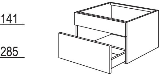 Spülen-Auszugschrank SPUA100-43
