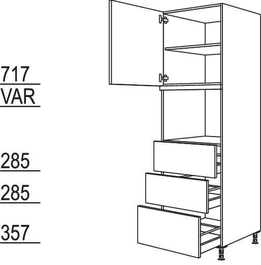 XL-Geräte-Umbau für Dampfgarer / Kompaktgerät GDK3A-2X