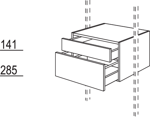 Auszugschrank USARS30-43