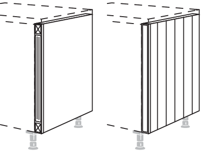 Unterschrank-Pilaster UPI
