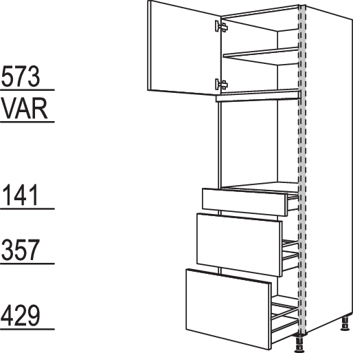 XL-Geräte-Umbau Backofen NGSOS2A-2X