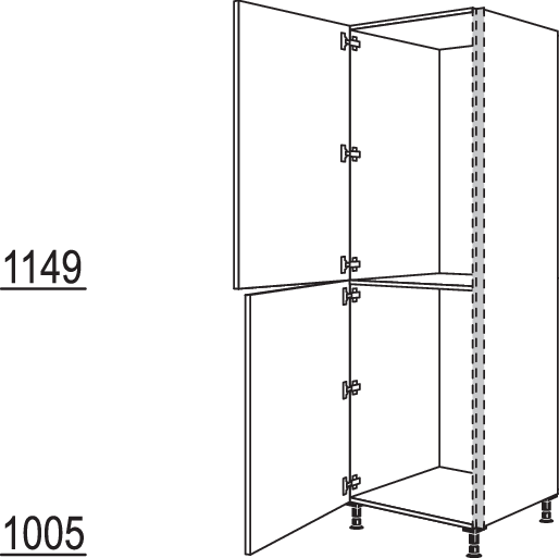 XL-Geräte-Umbau Kühl- und Gefrierautomat NGS88-88-2X