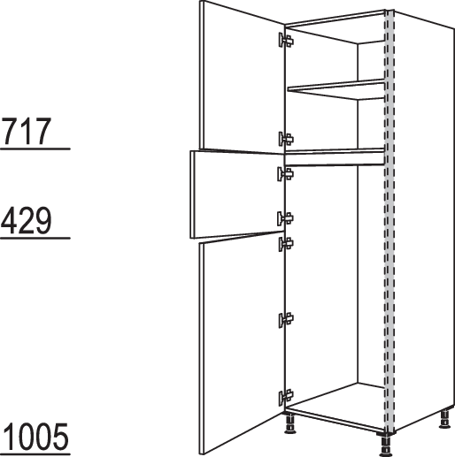 XL-Geräte-Umbau Kühl-Gefrierautomat NGS123G-2X