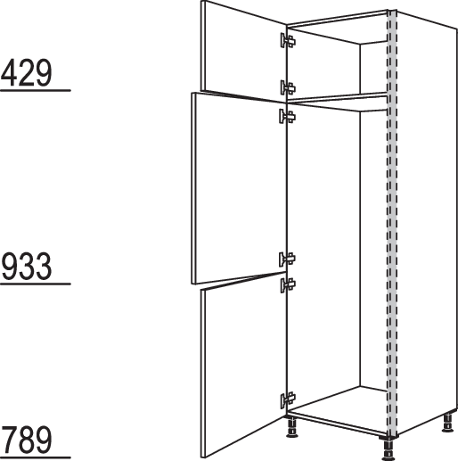 XL-Geräte-Umbau Kühl-Gefrierautomat NGS145-2X