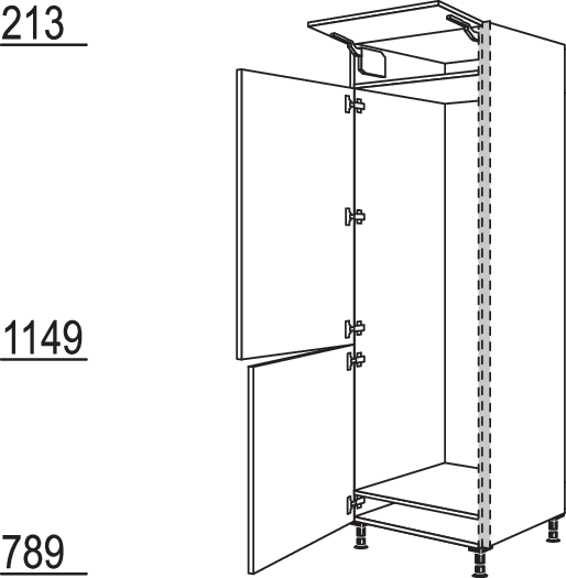 XL-Geräte-Umbau Kühl-Gefrierautomat NGS178-2X