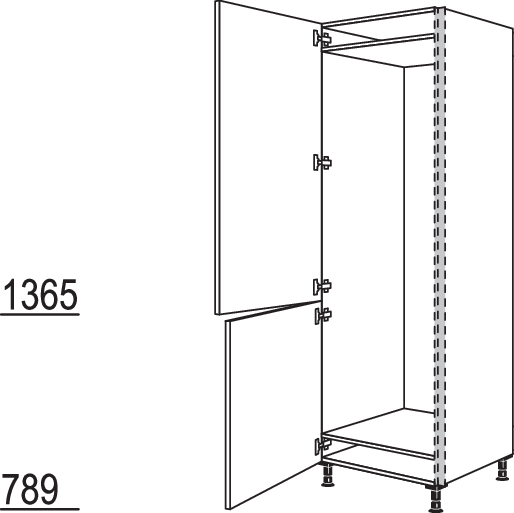 XL-Geräte-Umbau Kühl-Gefrierautomat NGS194-2X