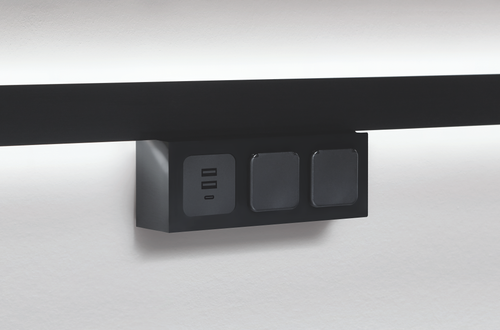 Zweifach-Steckdose Sign Emotion mit USB-Charger SESTD-E