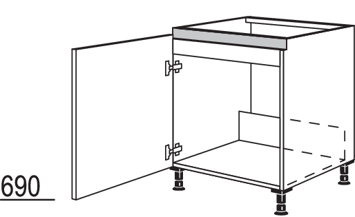Spülenschrank NSPU60