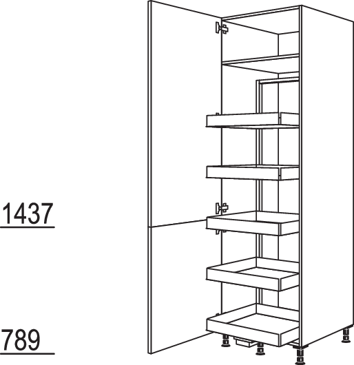 XL-Vorratsschrank Cargo HDC60-3X