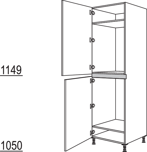 XL-Geräte-Umbau Kühl- und Gefrierautomat NG88-88-3X