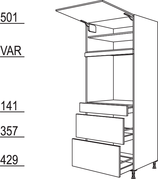 XL-Geräte-Umbau Backofen GDAOS2A76-3X