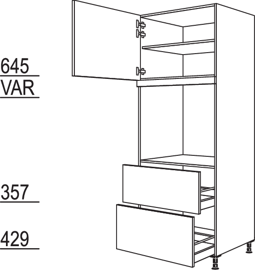 XL-Geräte-Umbau Backofen GDAO2A76-3X