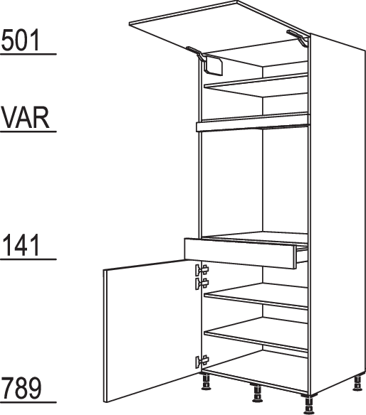 XL-Geräte-Umbau Backofen GDAOS76-3X