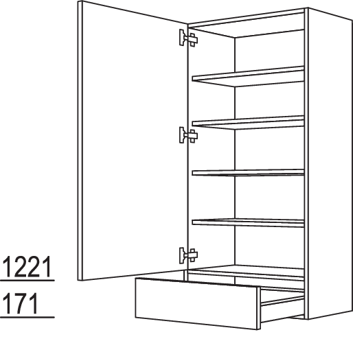 Aufsatzschrank AS60-3