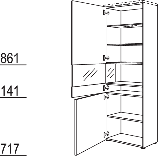 Abschlussvitrine Boulevard VBA45-202