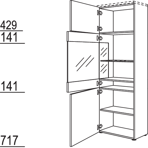 Abschlussvitrine VAG45-202