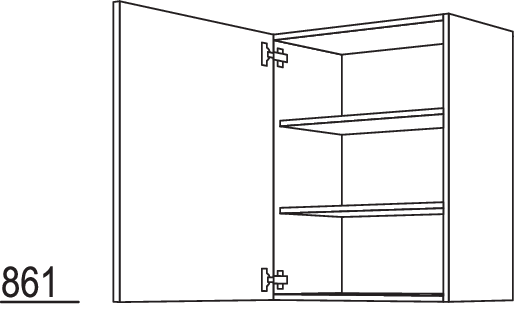 Wandschrank W100-3