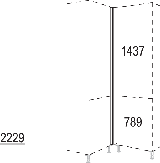 XL-Winkelpassstück NHPE-3X