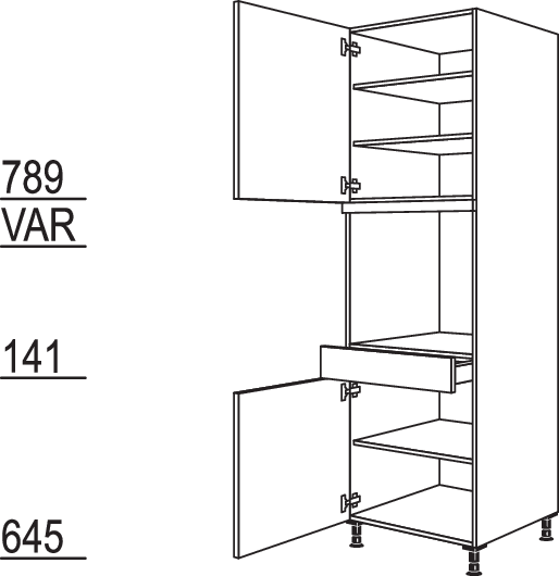 XL-Geräte-Umbau Backofen GOS-3X