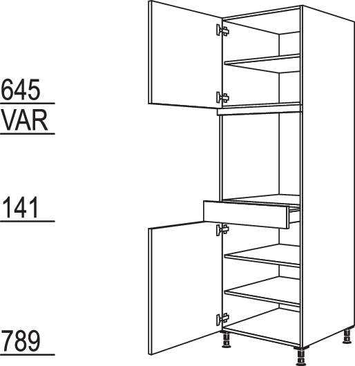 XL-Geräte-Umbau Backofen GDOS-3X