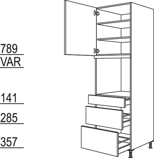 XL-Geräte-Umbau Backofen GOS2A-3X