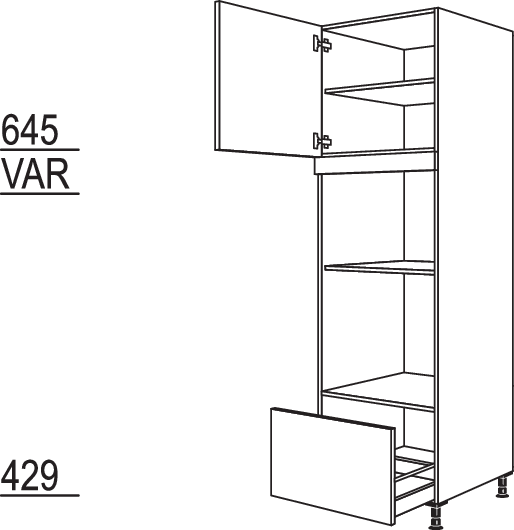 XL-Geräte-Umbau Backofen und Dampfgarer / Kompaktgerät GDDKOA-3X