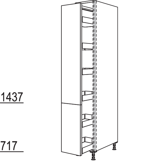 Apothekerschrank NHSA30-3