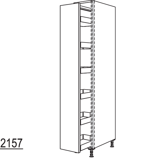 Apothekerschrank NHSAF30-3