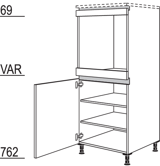 XL-Geräte-Umbau Backofen NGO-X