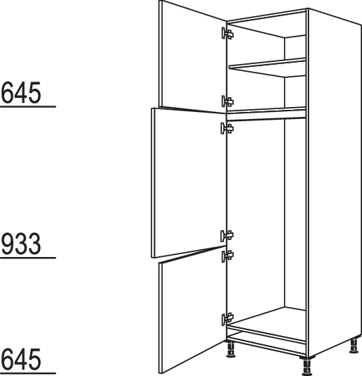 XL-Geräte-Umbau Kühl-Gefrierautomat G145-3X
