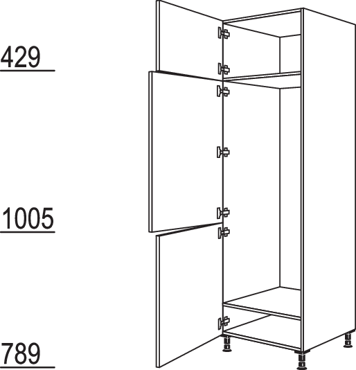 XL-Geräte-Umbau Kühl-Gefrierautomat GD158-3X