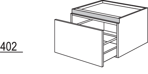 XL-Auszugschrank NUA100-43