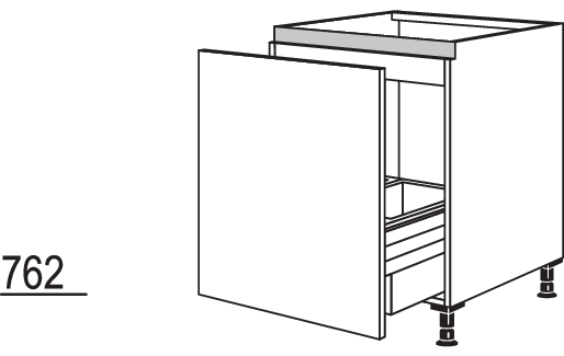 XL-Spülenschrank Frame NSPUA-ASZ45-X
