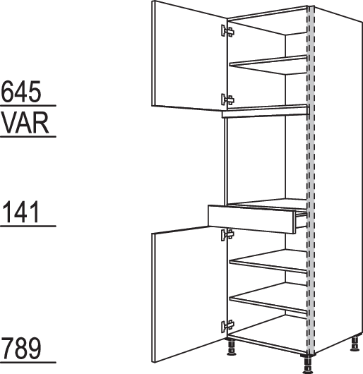 XL-Geräte-Umbau Backofen NGSOS-3X