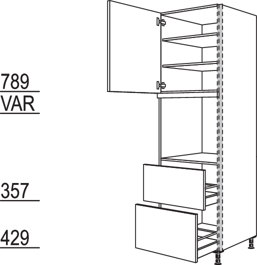 XL-Geräte-Umbau Backofen NGSO2A-3X