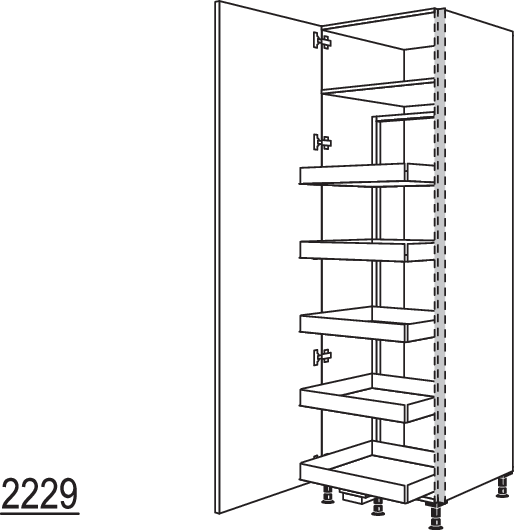 XL-Vorratsschrank Cargo NHSCF60-3X