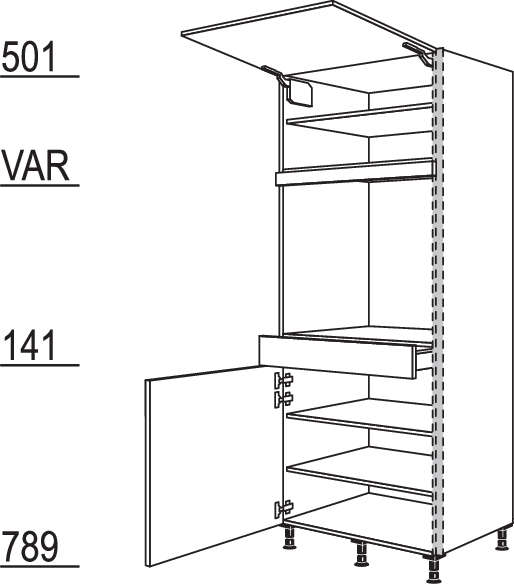 XL-Geräte-Umbau Backofen NGSDAOS76-3X