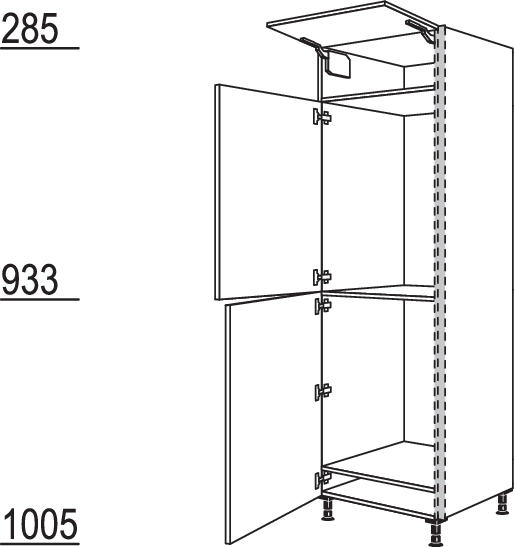 XL-Geräte-Umbau Kühl- und Gefrierautomat NGS88-88-3X