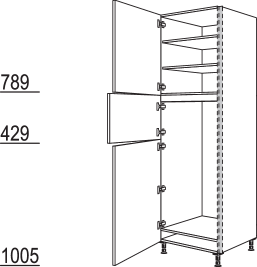 XL-Geräte-Umbau Kühl-Gefrierautomat NGS123G-3X
