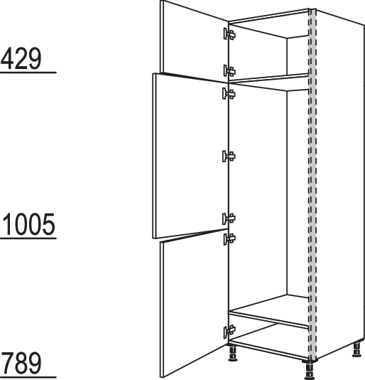 XL-Geräte-Umbau Kühl-Gefrierautomat NGS158-3X