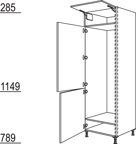 XL-Geräte-Umbau Kühl-Gefrierautomat NGS178-3X