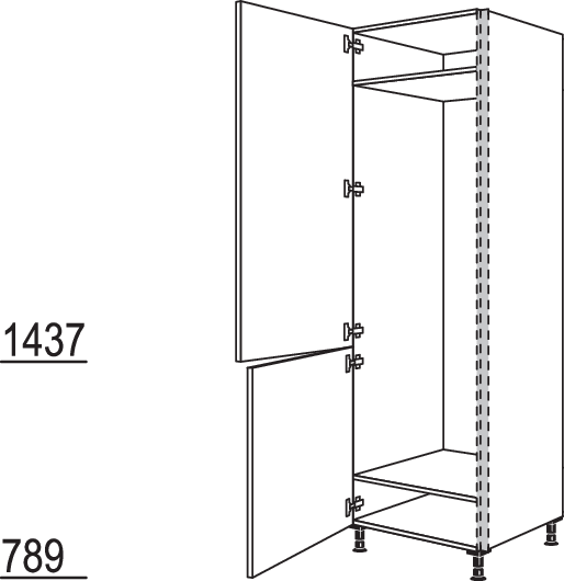 XL-Geräte-Umbau Kühl-Gefrierautomat NGS194-3X