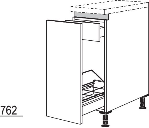 XL-Auszugschrank NUIAF30-X