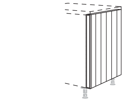 XL-Unterschrank-Pilaster UPIH-X